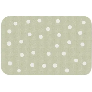Zala Living Sella Kinderteppich Soft Konturschnitt, Polyamid, Grün, 120 x 67 x 0,7 cm