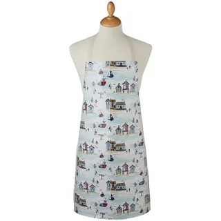 Cooksmart Wasserdichte PVC-Schürze im britischen Design, abwischbare Schürzen für Damen und Herren, zum Reinigen oder für die Küche, wasserdichte Schürze für Damen und Herren, Meer