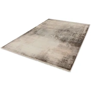 Schöner Wohnen SCHÖNER WOHNEN-Kollektion Teppich »Mystik 197«, rechteckig, 7 mm Höhe, weiche Oberfläche, Wohnzimmer SCHÖNER WOHNEN-KOLLEKTION beige/grau (133x185cm)