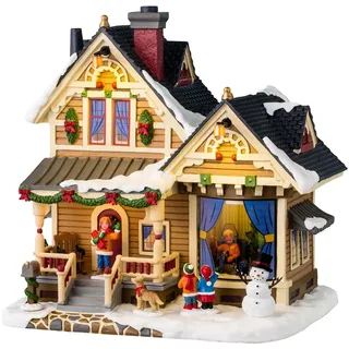 Lemax Christmas Village Christmas Eve at Grandmas Batteriebetriebene LED – 45221