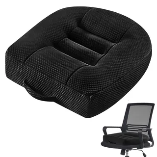 Leikurvo Sitzauflage Sitzerhöhung Auto Sitzkissen, 40x40cm Ergonomisches Orthopädisch Sitzkissen Kissen für Bürostuhl, Auto, Rollstuhlkissen oder Sitzerhöhung für Erwachsene, Extra großes Stuhlkissen