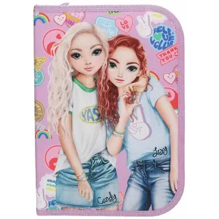 DEPESCHE Buntstift »Deluxe Federtasche GIRL POWER inkl. Stifte TOPModel 5 x 15,5 x 22 cm violett«, lila