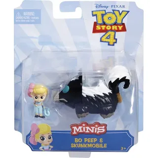 MATTEL Toy Story 4 BO PEEP im Stinktier-Mobil GCY62 - Schwarz