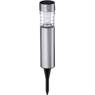 Grundig Solarlampen für Außen - Laterne Outdoor Edelstahl - Solarleuchte Garten IP44 - Wegeleuchten Außen Kaltweiß