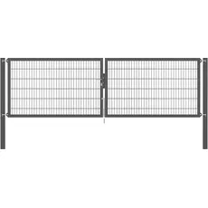 Bild von Alberts Doppeltor Flexo Plus anthrazit 400 x 120 cm