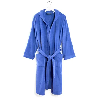 Caleffi Bademantel Herren – Bademantel aus Baumwoll-Frottee – Bademantel für Herren Frottee mit Kapuze – weich und saugfähig, schnell trocknend