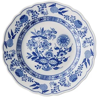 Hutschenreuther Blau Zwiebelmuster Frühstücksteller m Fahne 19 cm