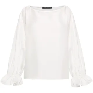 Betty Barclay Satinbluse "Satin-Bluse mit U-Boot-Ausschnitt", rohweiß