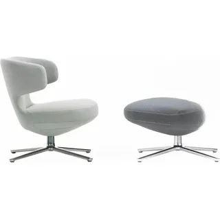 Luxus Grau Neu Relax Leder Lounge Club Polster Sessel Design Sofa Sitzer Möbel - Grau