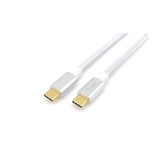 EQUIP 128355 USB 3.2 Gen 2 C auf C Kabel 0.5m PD100W 4K/60Hz 10Gbps Weiß