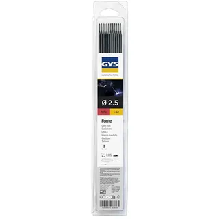 GYS 12 Guss-Elektroden - Durchmesser 2,5 mm - Blister, 1 Stück, 083332