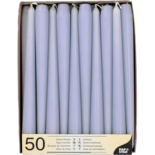 Papstar Leuchterkerzen 50 St. Ø 2,2 cm 25 cm flieder