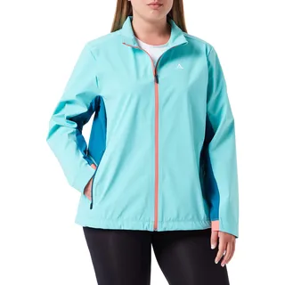 Schöffel Damen Softshell Jkt Avdalen L, sportliche Wanderjacke aus Venturi mit 4-Wege-Stretch, wasserabweisende, leichte Sommerjacke, hidden cove, 42