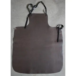 Extra dicke, echt Leder Schweißerschürze, Schmiedeschürze, 80x100 cm | Profi Lederschürze - Beige, Braun, Schwarz, Grau, Dunkelblau