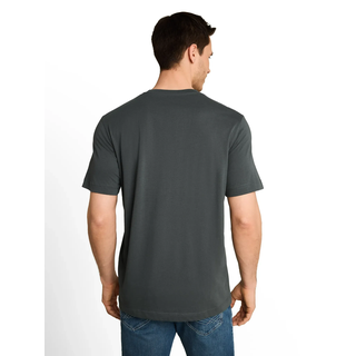 T-Shirt TOM TAILOR, Herren, Gr. XL, schwarzest olive, Single Jersey, Obermaterial: 60% Baumwolle, 40% Polyester, bestickt, unifarben, regular fit hüftbedeckend, Rundhals, Shirts T-Shirt, 3er Pack mit Logo-Stickerei
