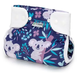 T-Tomi Orthopädisches Spreizh√∂schen für breites Wickeln - druckkn√∂pfe Dark koalas (3-6 kg) 1 St