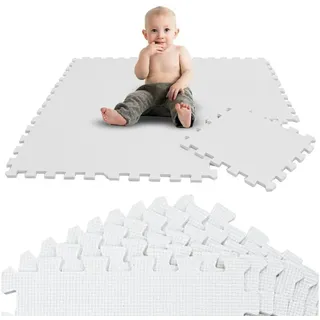 LittleTom Spielmatte Baby Puzzlematte - 90 cm Krabbelmatte Bodenmatte Kinderzimmer