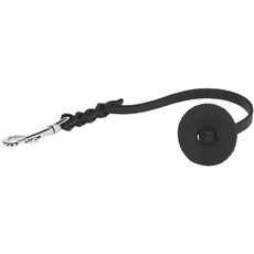 Kerbl Pet 81088 Kurzführer aus Leder mit Stopper, 45 cm