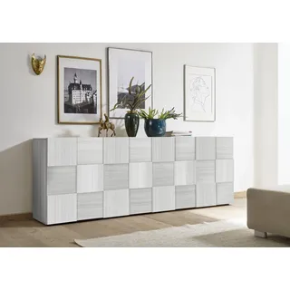 Home Affaire Dama 241 x 84 x 42 cm Grau / Weiß