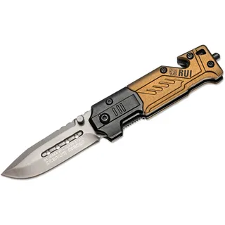 Rui Folding Neck Knife Taschenmesser Gold, Klingenlänge: 5,5 cm, 01RU015