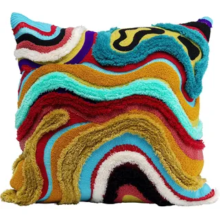 Kare Kissen Waves 45 x 45 cm Mehrfarbig