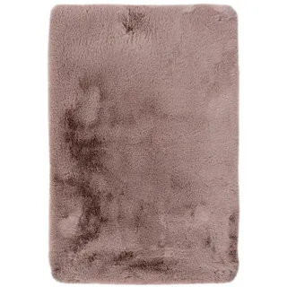 Kayoom Fellteppich , Rosa , Kunststoff , Uni , rechteckig , 40x60 cm , Teppiche und Böden, Teppiche, Schaffelle & Kuhfelle
