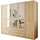 Wäscheschrank Barcelona 230 x 193 x 54 cm Braun