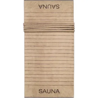 CAWÖ C Balance Saunatuch 80 x 200 cm sand