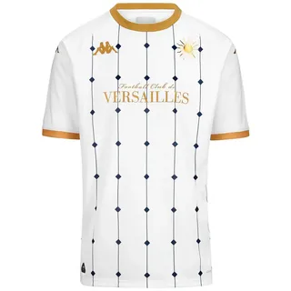 Kappa Fc Versailles Kombat 24/25 Weg Kurzarm-t-shirt - White / Gold - S