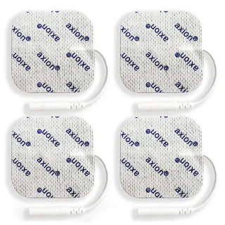 Axion axion® selbstklebende Elektrodenpads 5x5 cm im Set – passend zu axion, Prorelax, Promed, etc. 4 St Elektroden