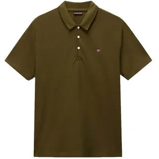 Napapijri Ealis Summer Kurzarm-poloshirt - Dark Olive - XS