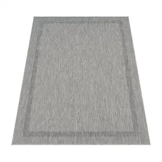 Paco Home Roma 272 Outdoor-Teppich 120 x 160 cm Grau