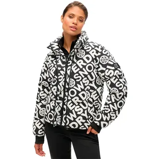 Superdry Boxy Jacke - Superdry Monogram Black - 2XS