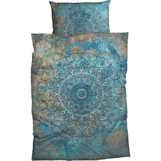 Casatex Sleep Tight Mandala Blau 135 x 200 cm + 80 x 80 cm