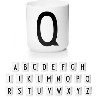 Design Letters Porzellan Kaffeetassen A-Z | Weiße Tassen für Weihnachten, Weihnachtsgeschenke Kleinigkeiten, Weihnachtsgeschenke für Frauen, Männer | Kaffeebecher | Tasse Personalisiert | 250 Ml