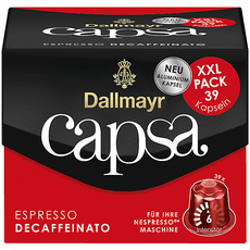 Dallmayr Kaffeekapsel Espresso DecafFEINATO (39 Stk., Kompatibles System: Nespresso); Kaffeekapseln 39 Stück