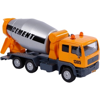 Kids Globe Traffic Betonmischer (Spritzguss Fahrzeug Beton Mischer, Licht/Sound