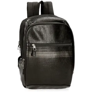 Pepe Jeans Horley Gepäck- Umhängetasche für Herren, Schwarz, Talla única, Rucksack mit Doppelfach, anpassbar