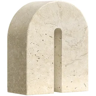 Navaris Wohnzimmer Dekoration - Moderne Tischdeko- Tischdekoration - Moderne Skulptur - Marmorskulptur - Dekoration Marmor - Echter Stein - Langlebig und pflegeleicht