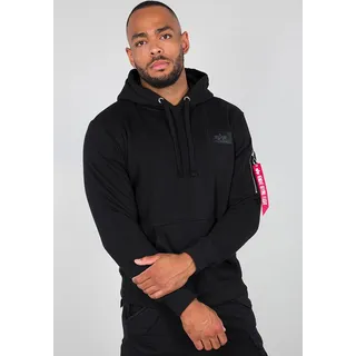 Alpha Industries Back Print Hoody schwarz