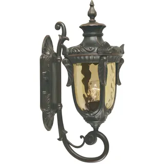 Elegante Wandleuchte Vintage Design IP44 antike Außen Lampe Laterne Haus Hof