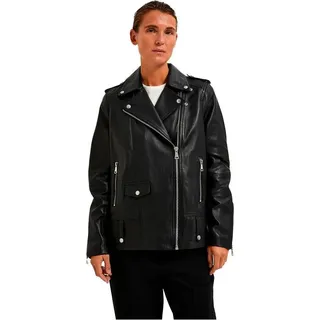 Selected Madison Lederjacke Schwarz 34 Damen Schwarz 34 - Schwarz