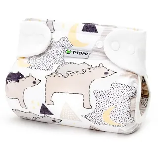 T-Tomi Orthopädisches Spreizhöschen für breites Wickeln - druckknöpfe Bears (5-9 kg) 1 St