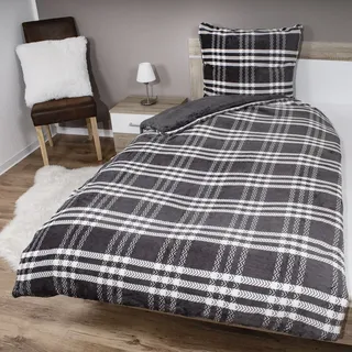 Mojawo 4tlg Cashmere Like Bettwäsche Garnitur Bettzeug135x200cm