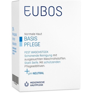 Eubos Basispflege Fest Blau Seifenfreies Waschstück 125 g