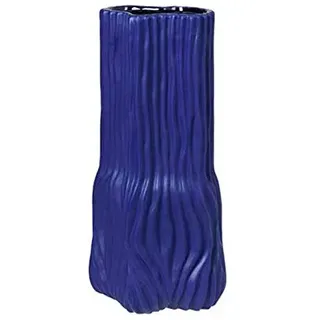 Broste Copenhagen 14445416 Vase, Steingut, Blau, 43cm