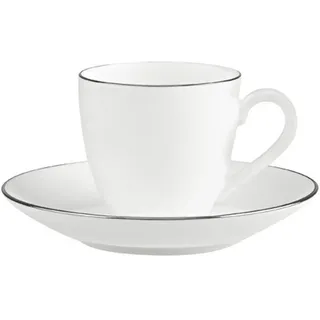 Villeroy & Boch Espressotasse mit Untertasse 0,06 l Weiß