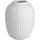 Vase H10.5 cm Hammershøi dänisches Design für Blumen Handarbeit, Weiss