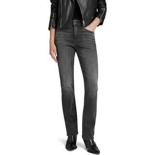 G-Star für Damen. D23951-D632-G108 Strace Straight Jeans schwarz (26/30), Lässig, Baumwolle, Denim