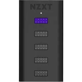 NZXT AC-IUSBH-M3 (4 Ports), Dockingstation - USB Hub, Schwarz